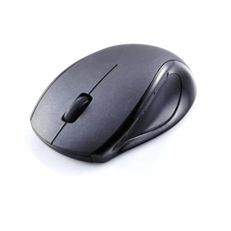 Mouse Optico Inalambrico Negro-0