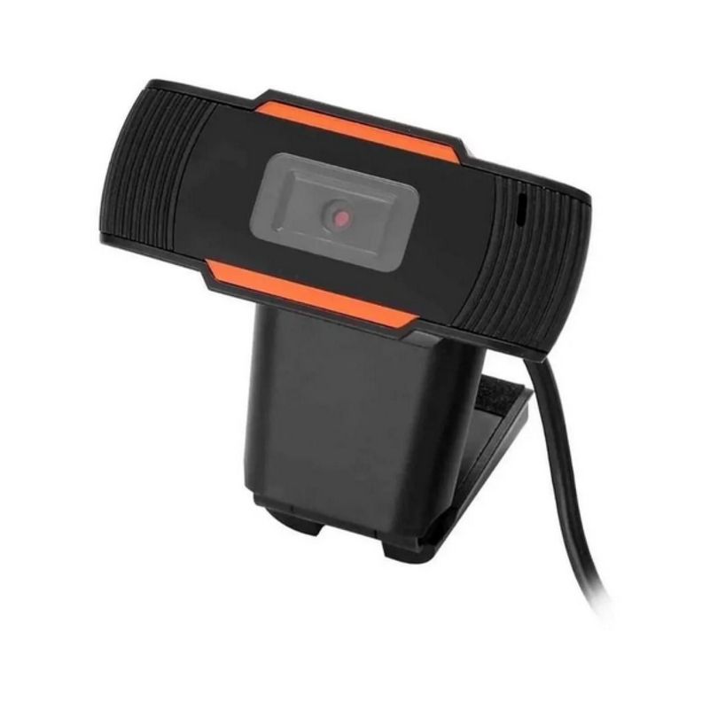 Camara Web Cam Microfono Incorporado Jack 3.5mm Hd 720p Usb Negro-0