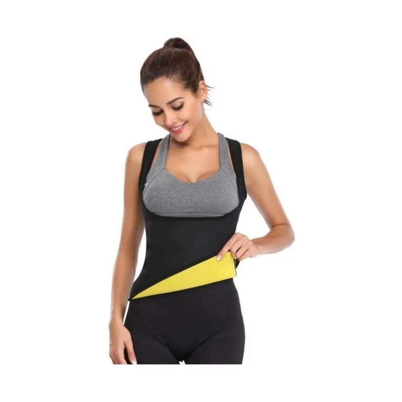 Polera Faja Reductora Ajustable Camiseta Deportiva Fitness XL-1