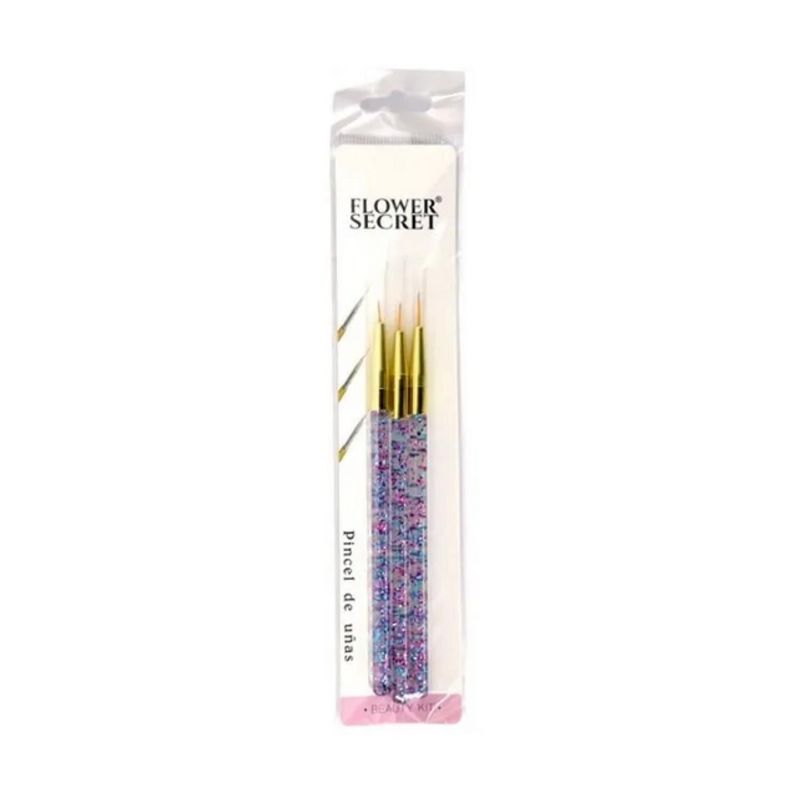 Set Pincel Liner Para Uñas Nail Art Manicure Diseño-1