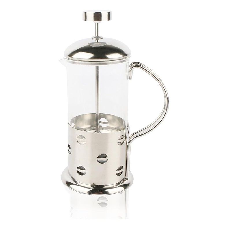 Tetera Cafetera Francesa Vidrio 600Ml Embolo Inoxidable-0