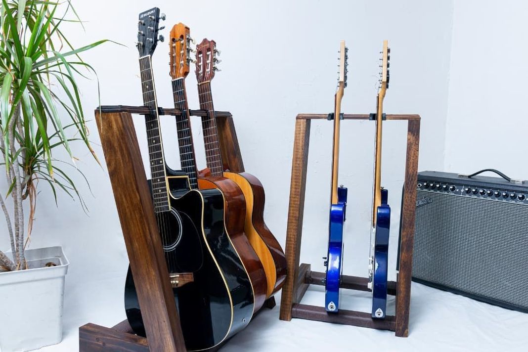 Atril para 2 Guitarra WAVE-4