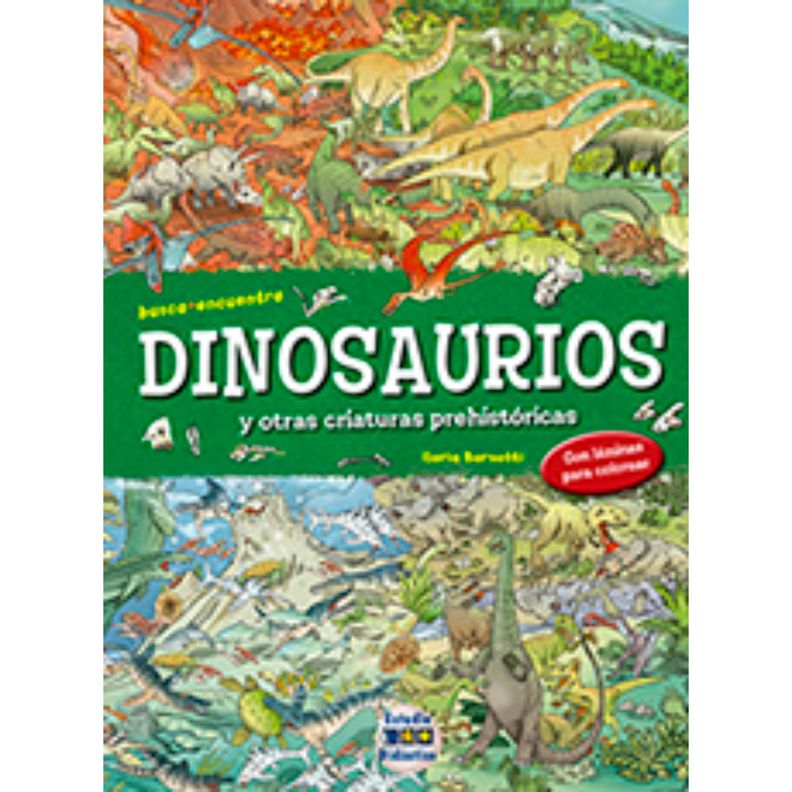 Dinosaurios. Busca, Encuentra Y Colorea 2025 - Mi Primer Libro De Tda