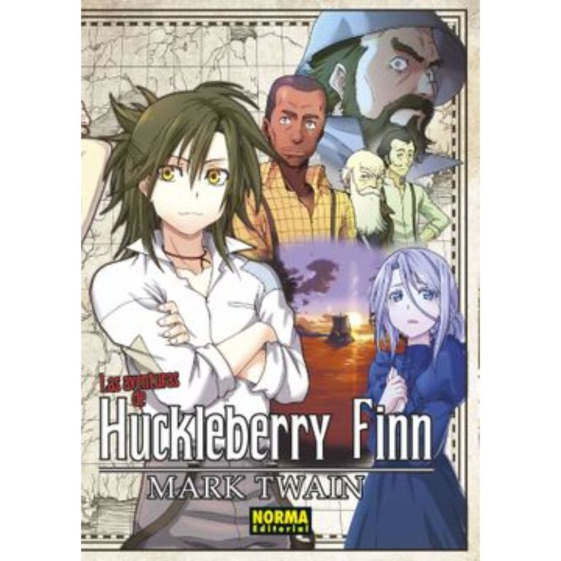Las Aventuras De Huckleberry Finn (Clásicos Manga)-0