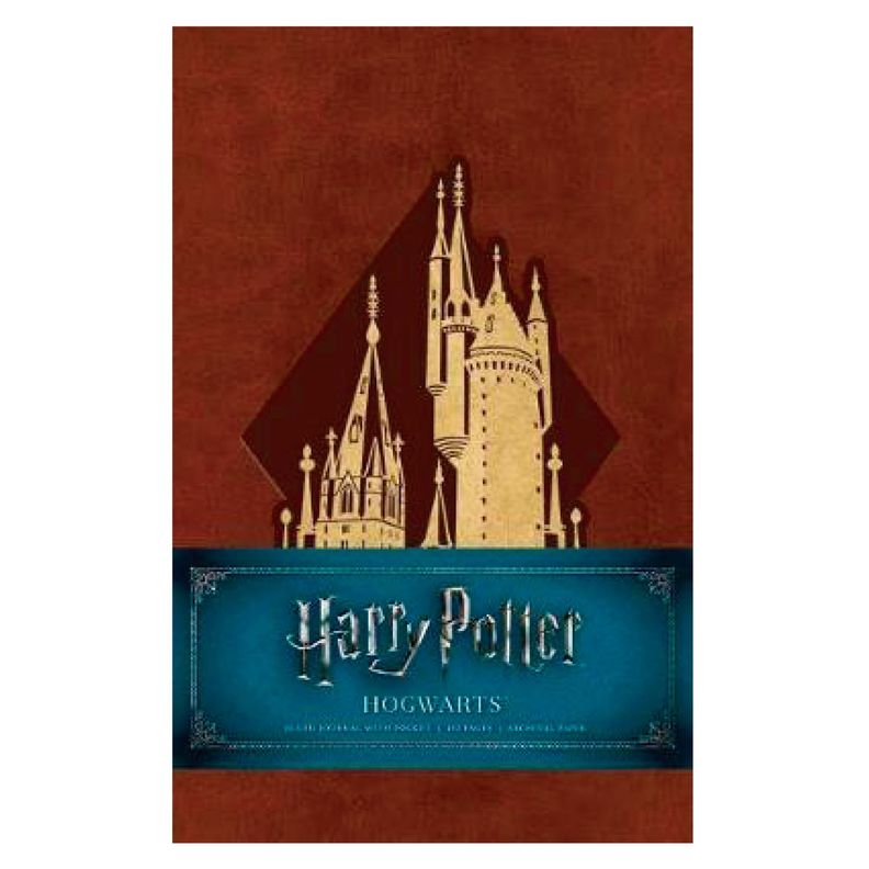 Libreta Harry Potter Hogwarts Medium Tapa Dura-0