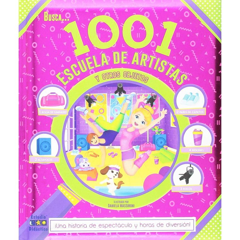 1001 Escuela De Artistes -Busca Y Encuentra Blanco