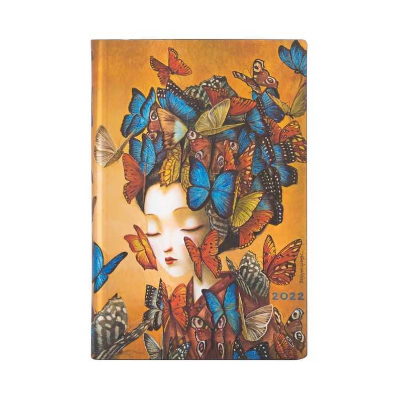 Agenda 2022 Madame Butterfly Mini Tapa Blanda Semana A La Vista Blanco