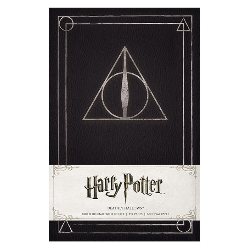 Libreta Harry Potter: Deathly Hallows Tapa Dura Lujo Medium-0