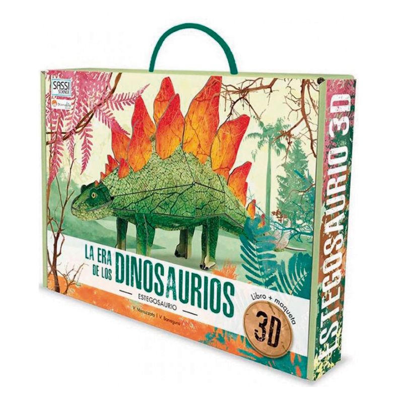 Libro Mas Maqueta La Era De Los Dinosaurios. Estegosaurio-0