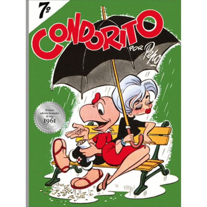 Condorito 7o Libro 1961 Edicion Facsimilar Blanco