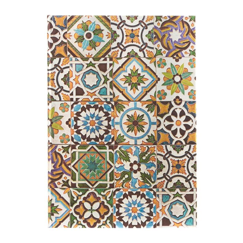 Libreta Azulejos Portugueses Midi Lineas Tapa Dura-0