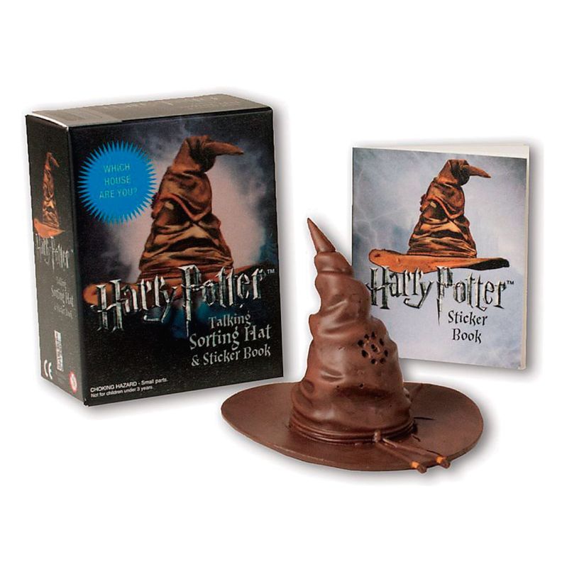 Figura Harry Potter Talking Sorting Hat And Sticker Book-0
