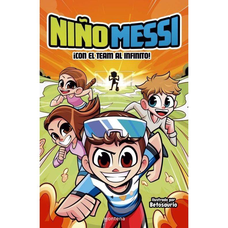 Nino Messi: Con El Team Al Infinito! Blanco