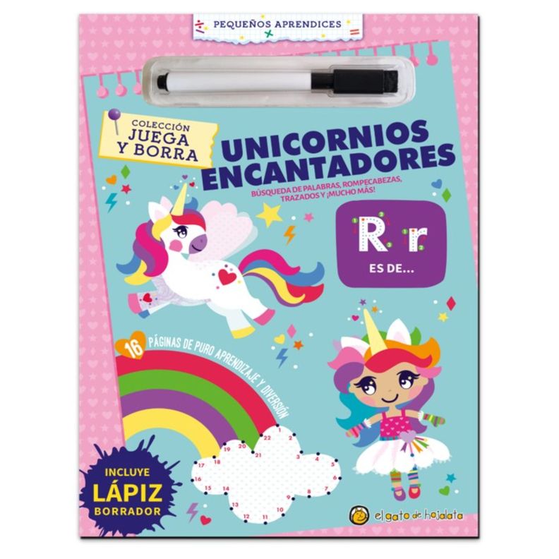 Juega Y Borra: Unicornios Encantadores-0