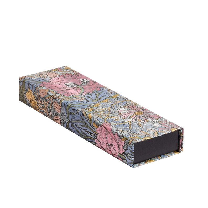 Caja Estuche para Lapices William Morris Madreselva Rosa-0