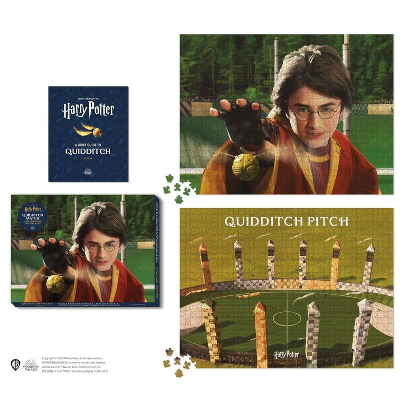 Rompecabeza Doble Reversible Harry Potter Quidditch 2 en 1 1000 Piezas-0