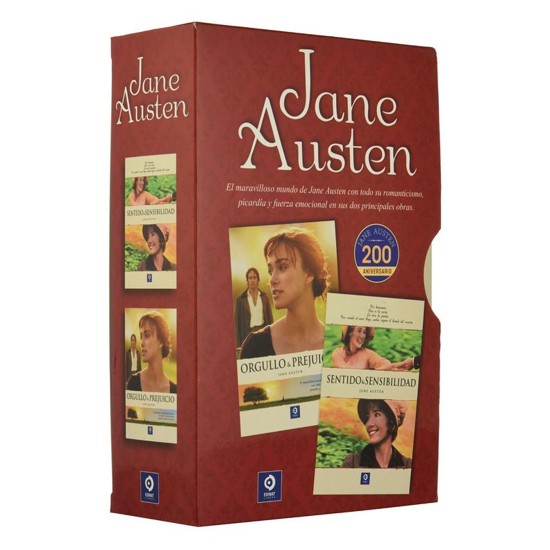 Estuche Jane Austen ( Orgullo y Prejuicio, Sentido y Sensibilidad )-0
