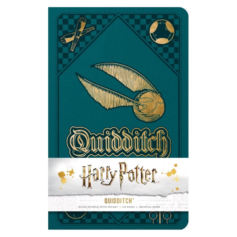 Libreta Harry Potter: Quidditch Tapa Dura Lujo Medium-0