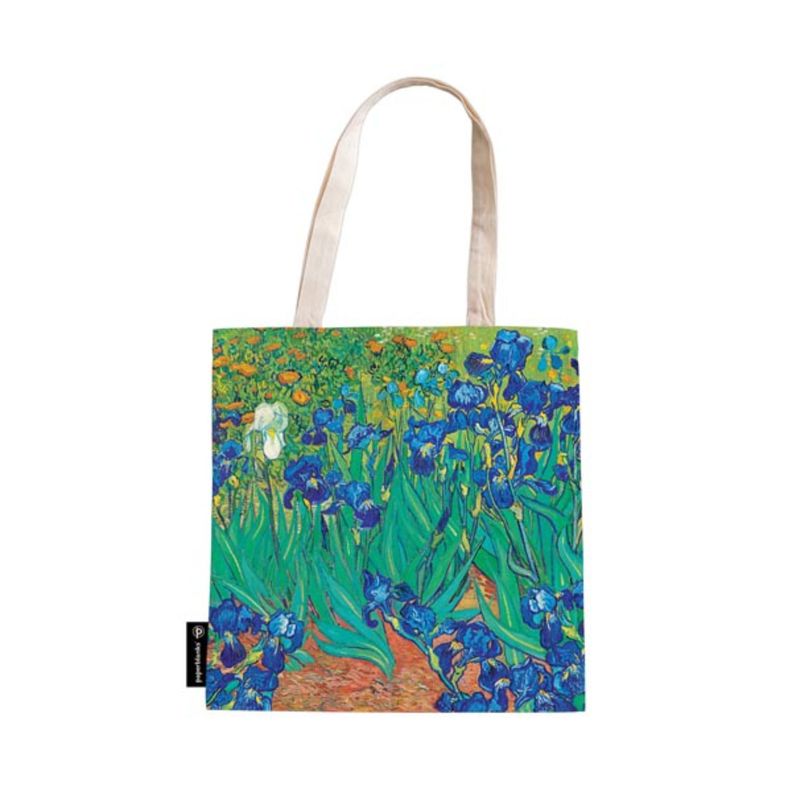 Bolsa de Algodón Los Lirios de Van Gogh-0