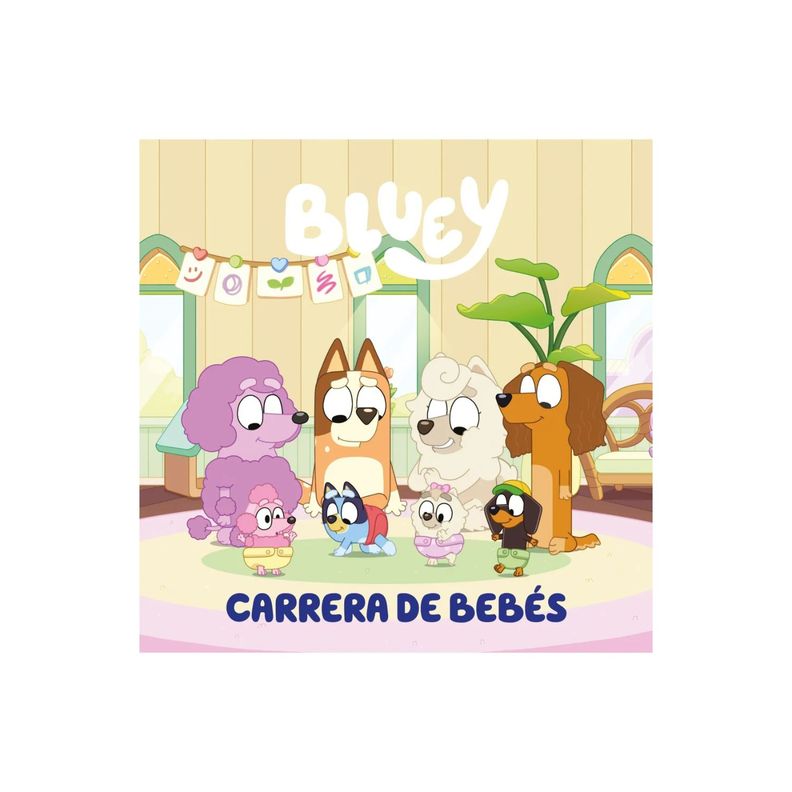 Bluey: Carrera De Bebes Blanco