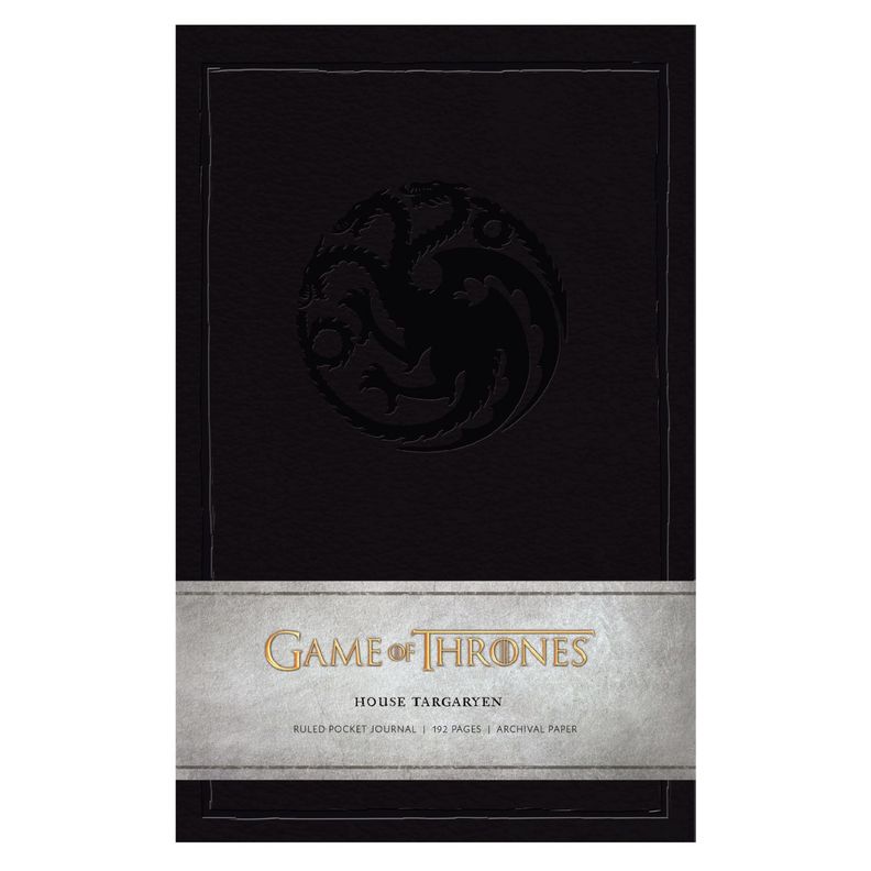Libreta Game Of Thrones: House Targaryen Lujo Tapa Dura Bolsillo-0