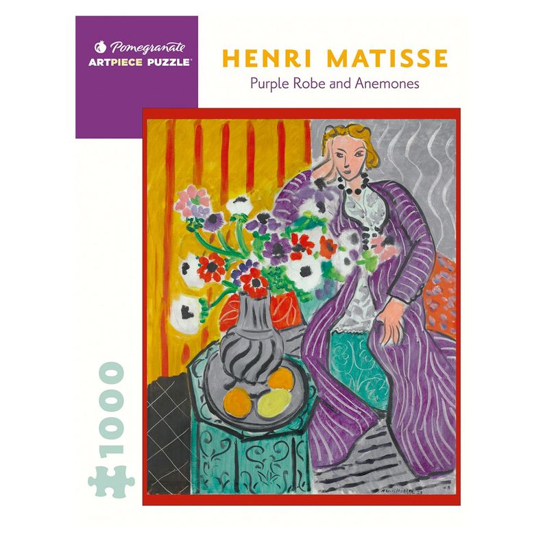 Rompecabeza De Heri Matisse: Purple Robe & Anemones - 1000 Piezas-0