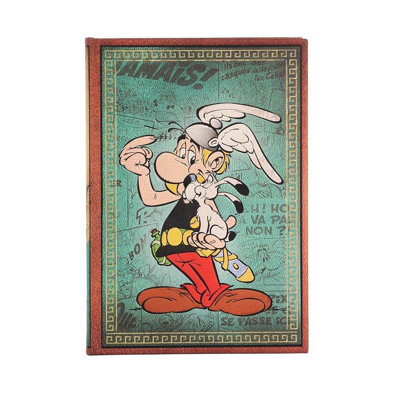 Libreta Aventuras De Asterix El Galo Midi Lineas Tapa Dura Blanco