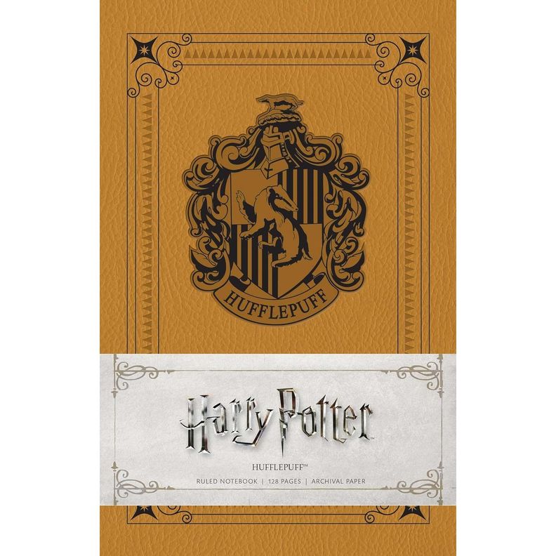 Harry Potter: Libreta Tapa Blanda C/Lineas Diseño Hufflepuff-0