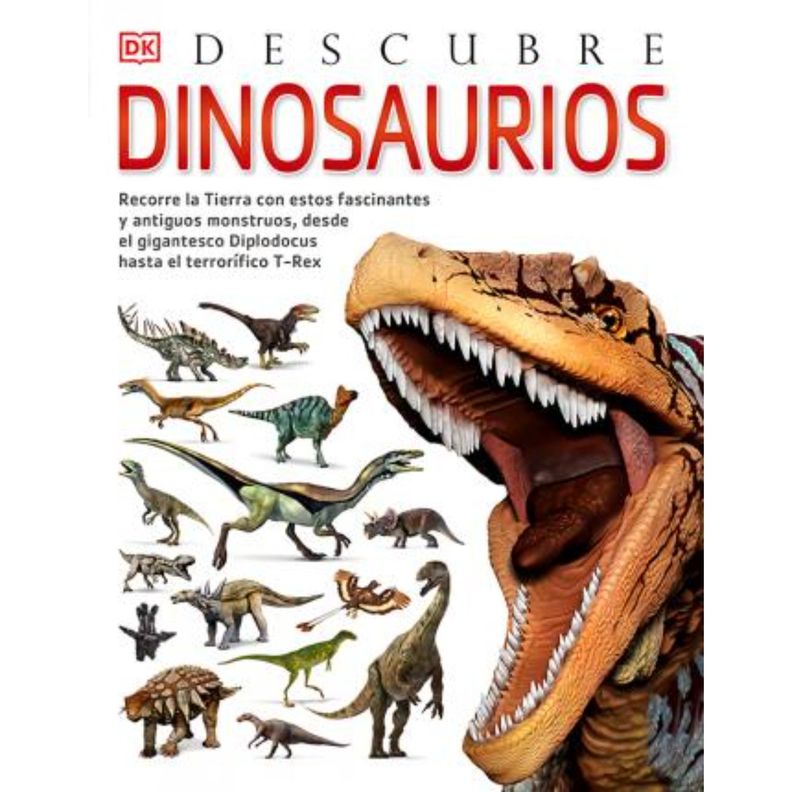 Descubre los dinosaurios Blanco
