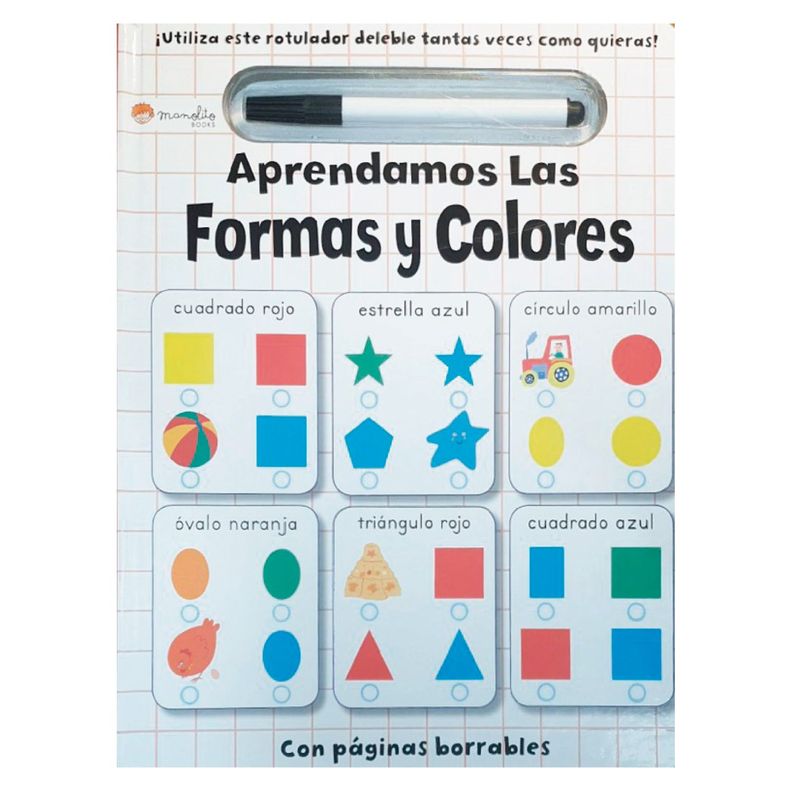 Aprendamos Las Formas y Los Colores Blanco