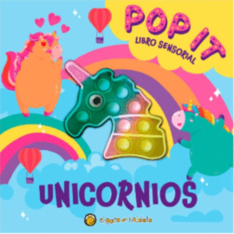 Pop It Libro Sensorial - Unicornios-0