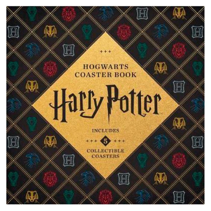 Harry Potter Hogwarts Coaster Book Blanco