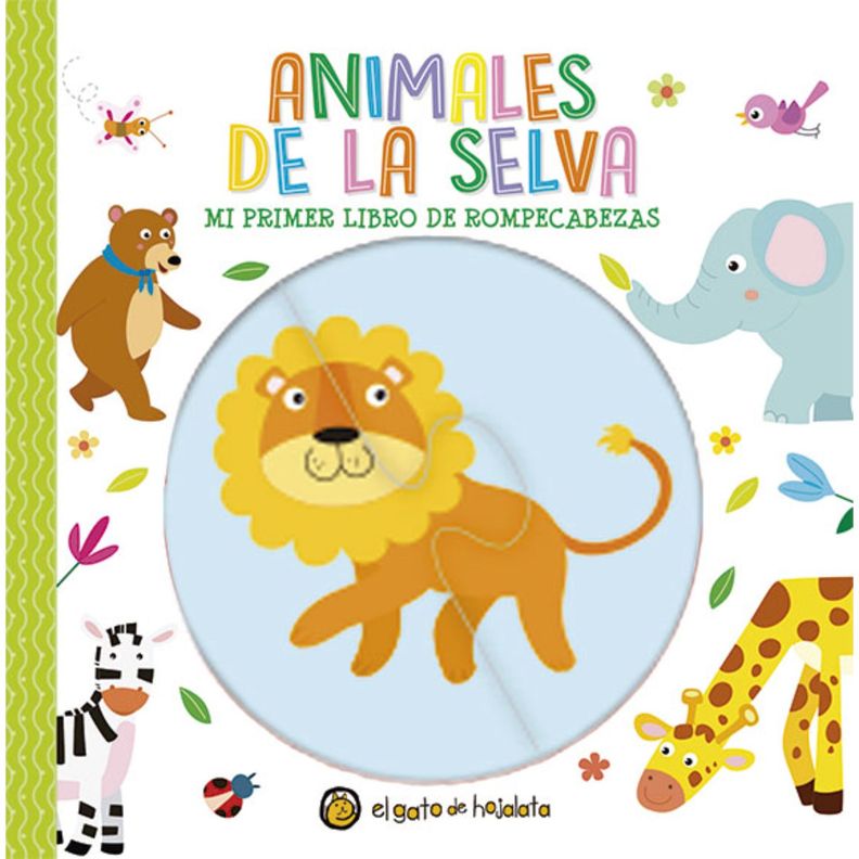 Animales De La Selva - Mi Primer Libro De Rompecabeza-0