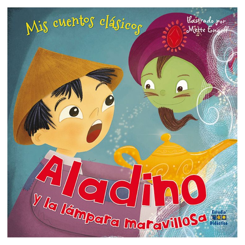 Aladino y La Lampara Maravillosa Blanco