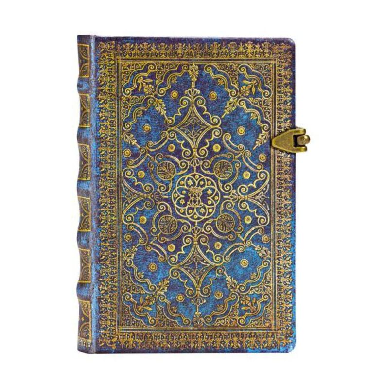 Libreta Equinoxe, Azure Mini Tapa Dura Con Lineas-0