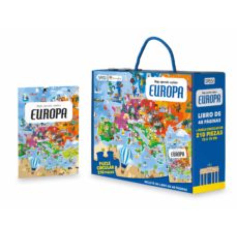 Libro Rompecabezas Europa Blanco