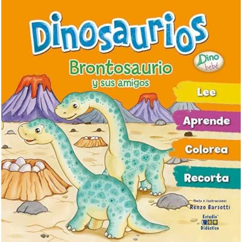 Brontosaurio Y Sus Amigos -Dino Bebe Blanco
