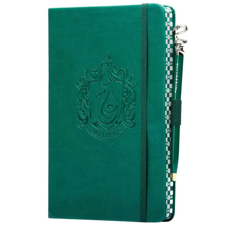 Harry Potter: Libreta y Boligrafo Diseño Slytherin-0