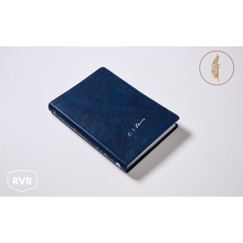 Biblia Reina Valera CS LEWIS Imitacion Piel-0