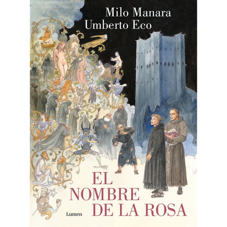El Nombre De La Rosa (Novela Grafica)-0