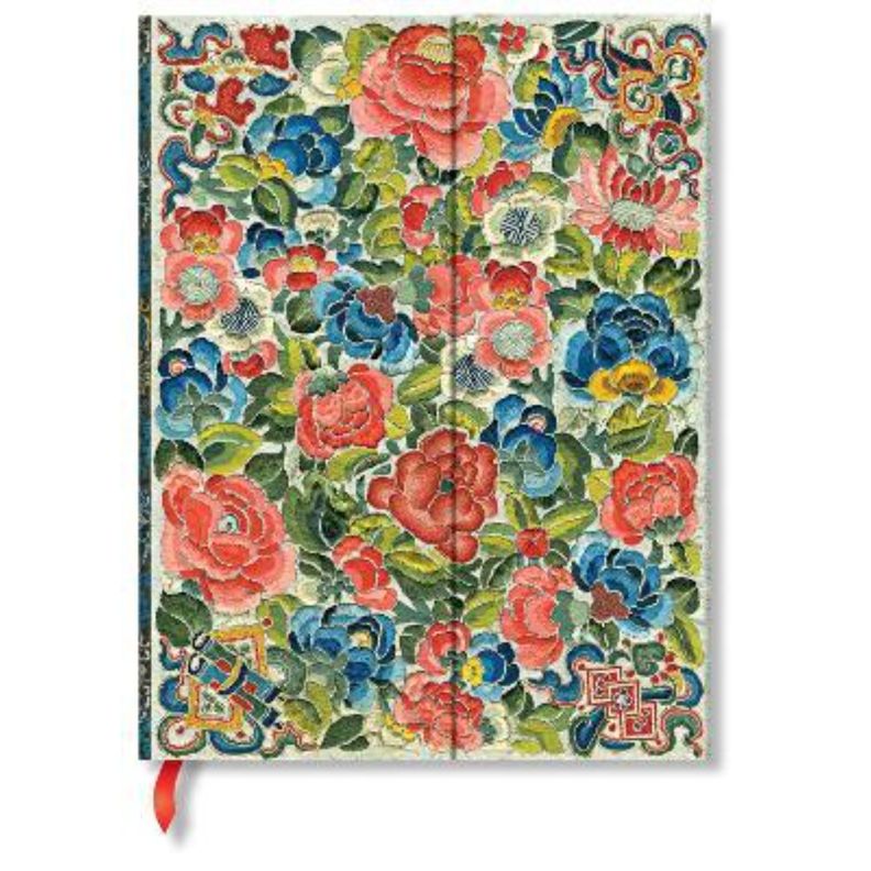 Libreta Peking Opera Embroidery Pear Garden, Ultra Tapa Dura-0