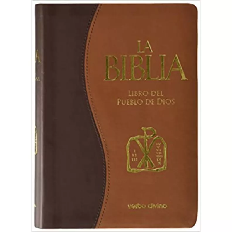 Biblia Libro del Pueblo de Dios (Edicion Simil Piel Bitono con Uneros) Blanco