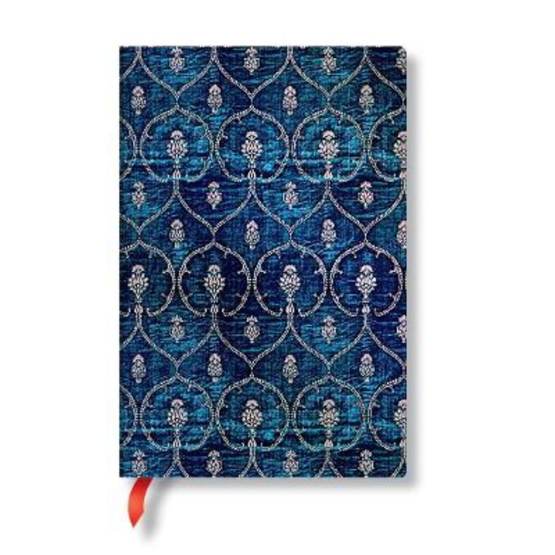 Libreta Blue Velvet, Mini Tapa Flexible Blanco