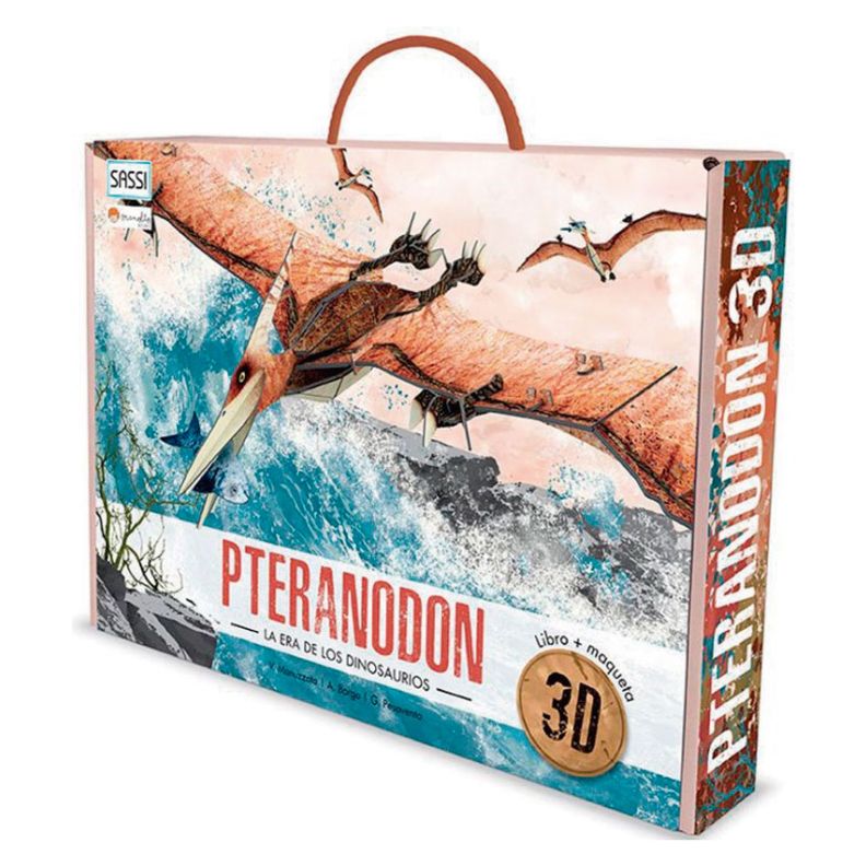 Libro Mas Maqueta Pteranodon La Era De Los Dinosaurios-0