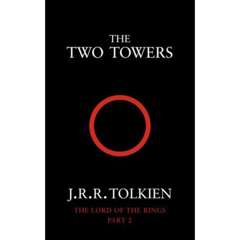 The Two Towers Tapa Blanda Black Cover (Ingles)-0