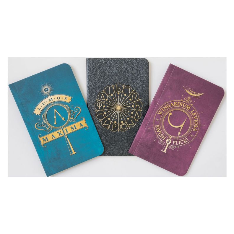 Libreta Harry Potter: Spells Pocket Notebook Collection ( Set Of 3 )-0