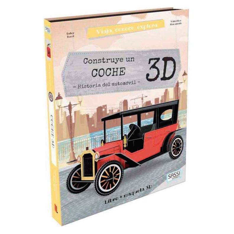 Libro Mas Maqueta Construye Un Coche 3D Blanco