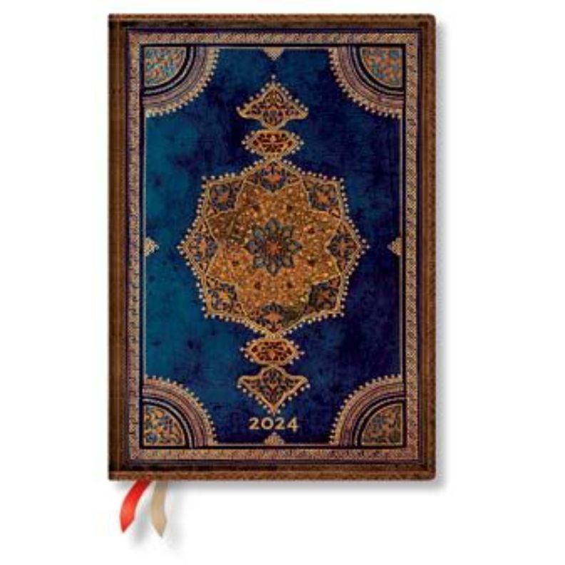 Agenda 2024 Safavid Indigo, T.Flexible, Vista Dia, Midi-0