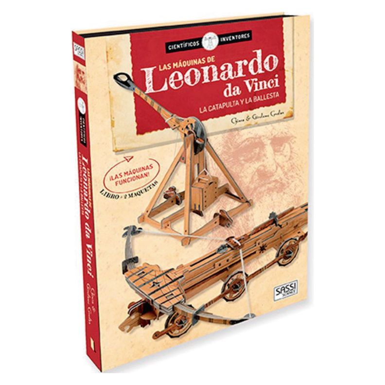 Libro Mas Maqueta Las Maquinas De Leonardo Da Vinci Blanco