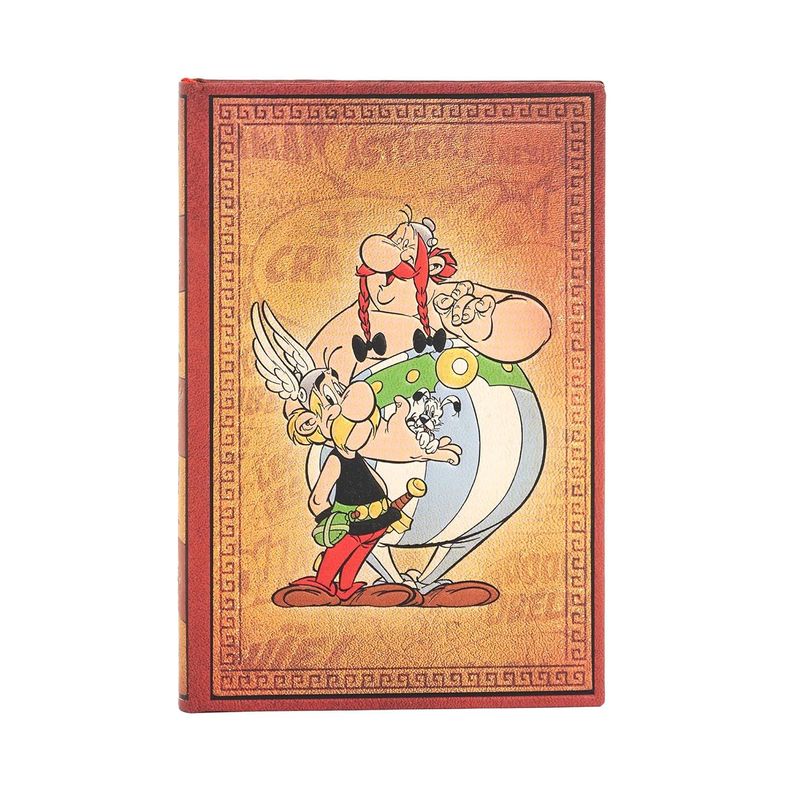 Libreta Aventuras De Asterix y Obelix Mini Lineas Tapa Dura-0